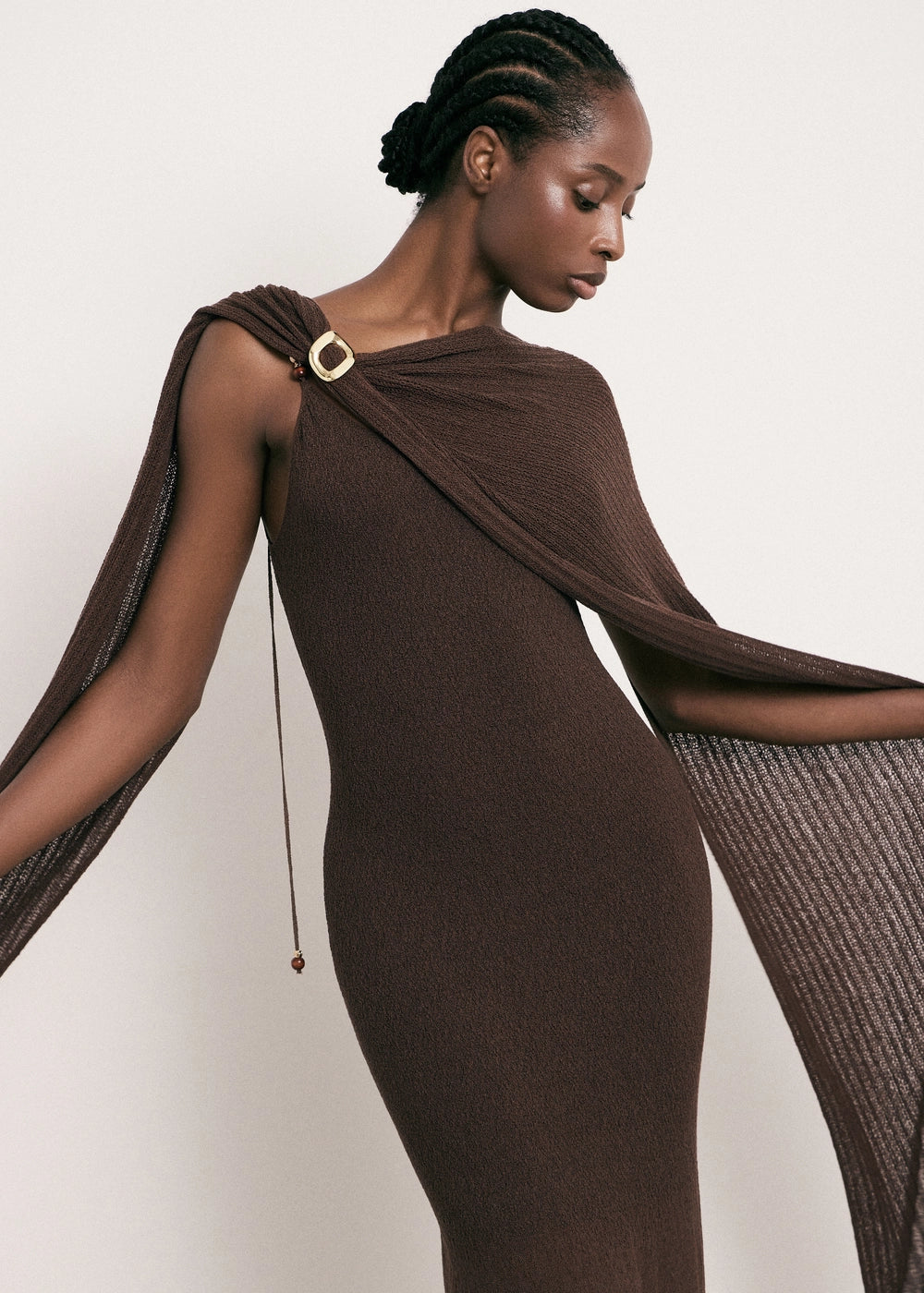 Saint-Tropez Scarf in Brown