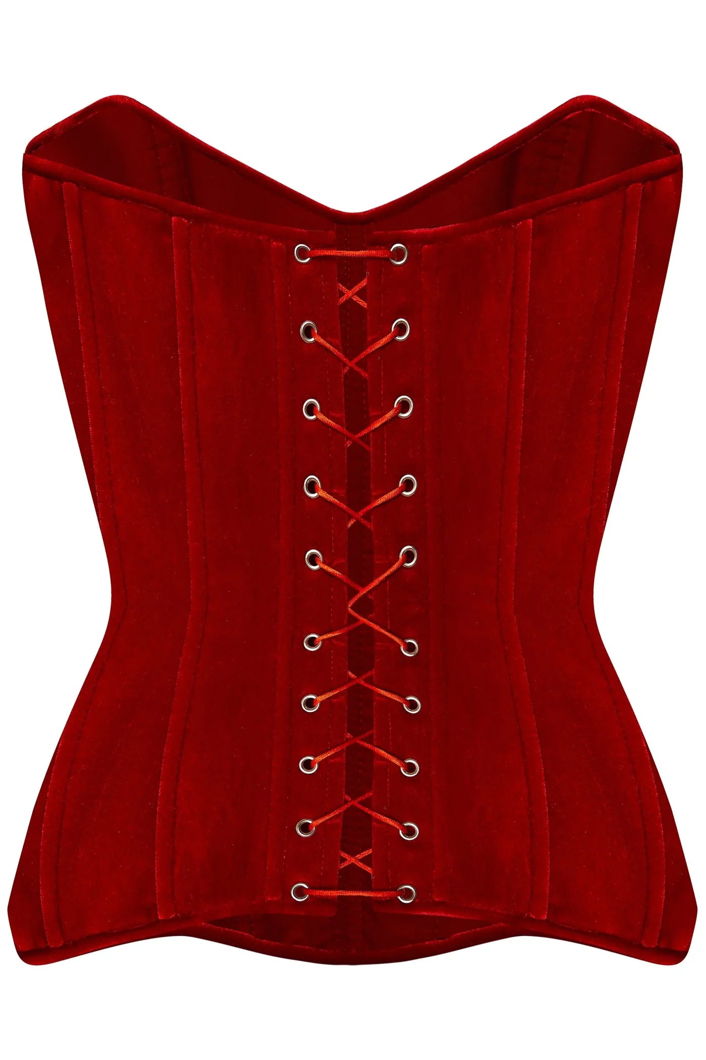 Velvet Corset in Red