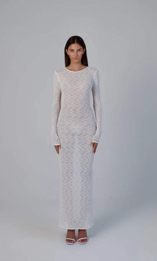 Muse of the Sea Dress in White