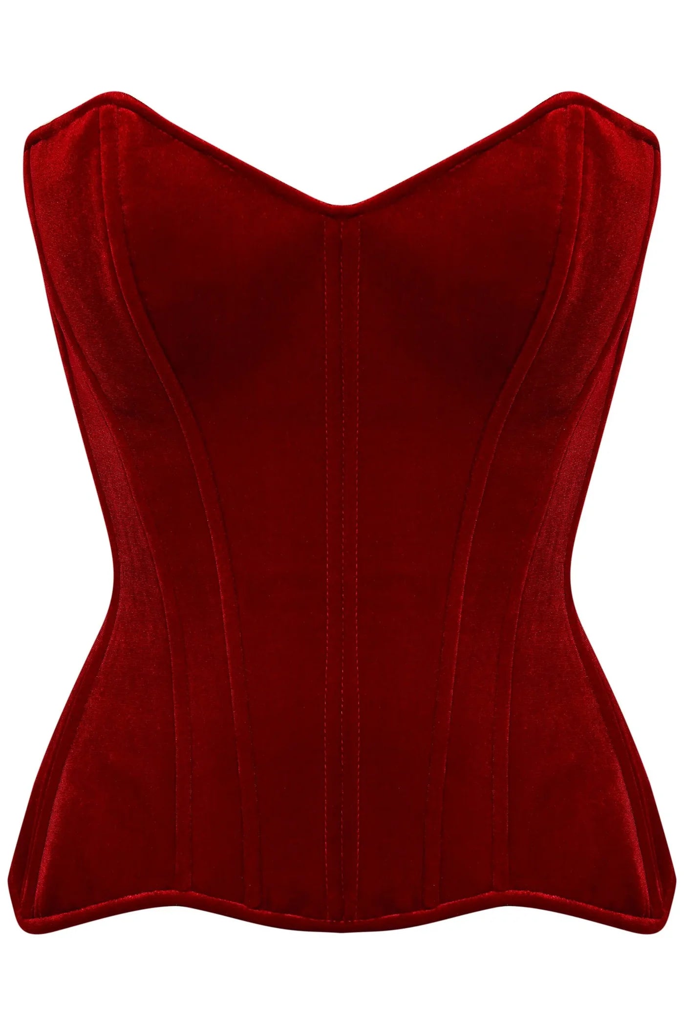 Velvet Corset in Red