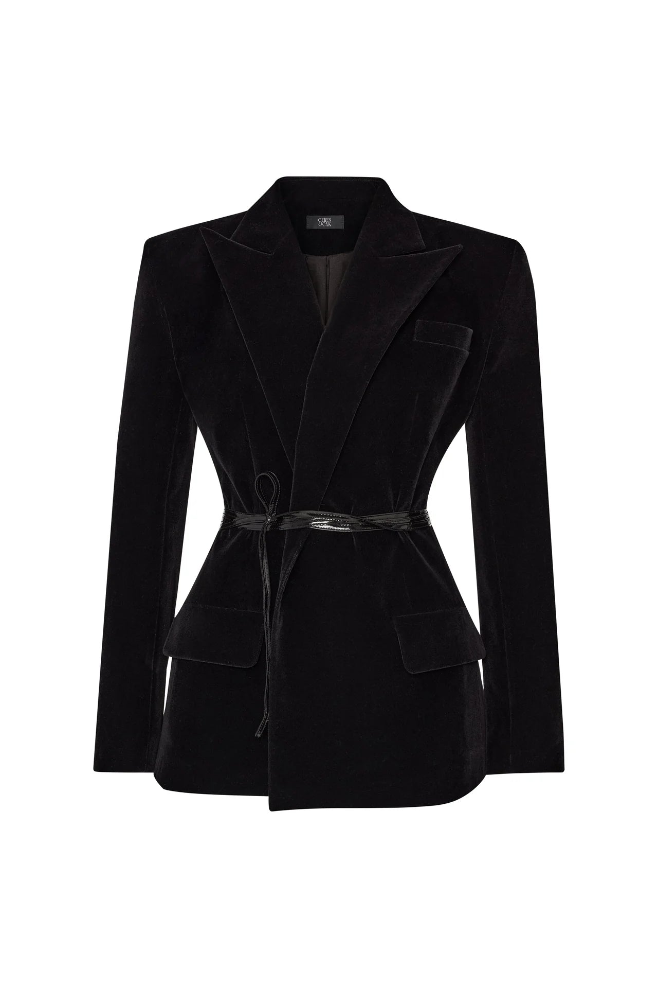 Belt Detailed Jacket in Black