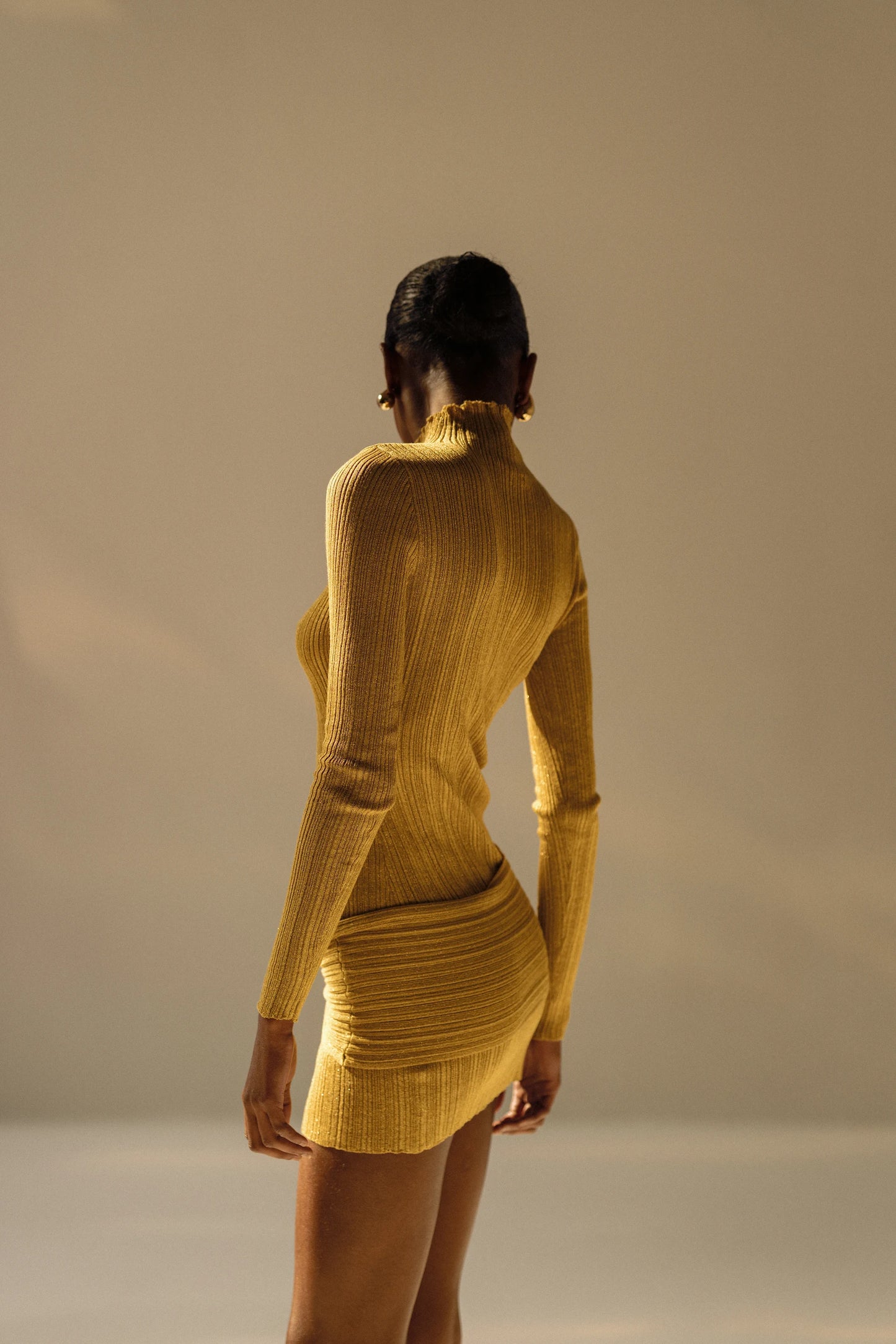 Lana Dress in Gold