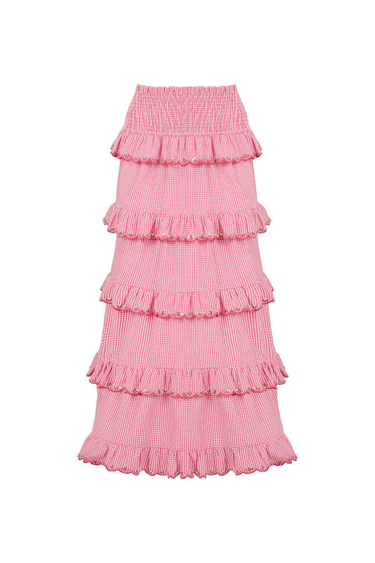 Kiss Kiss Skirt in Pink