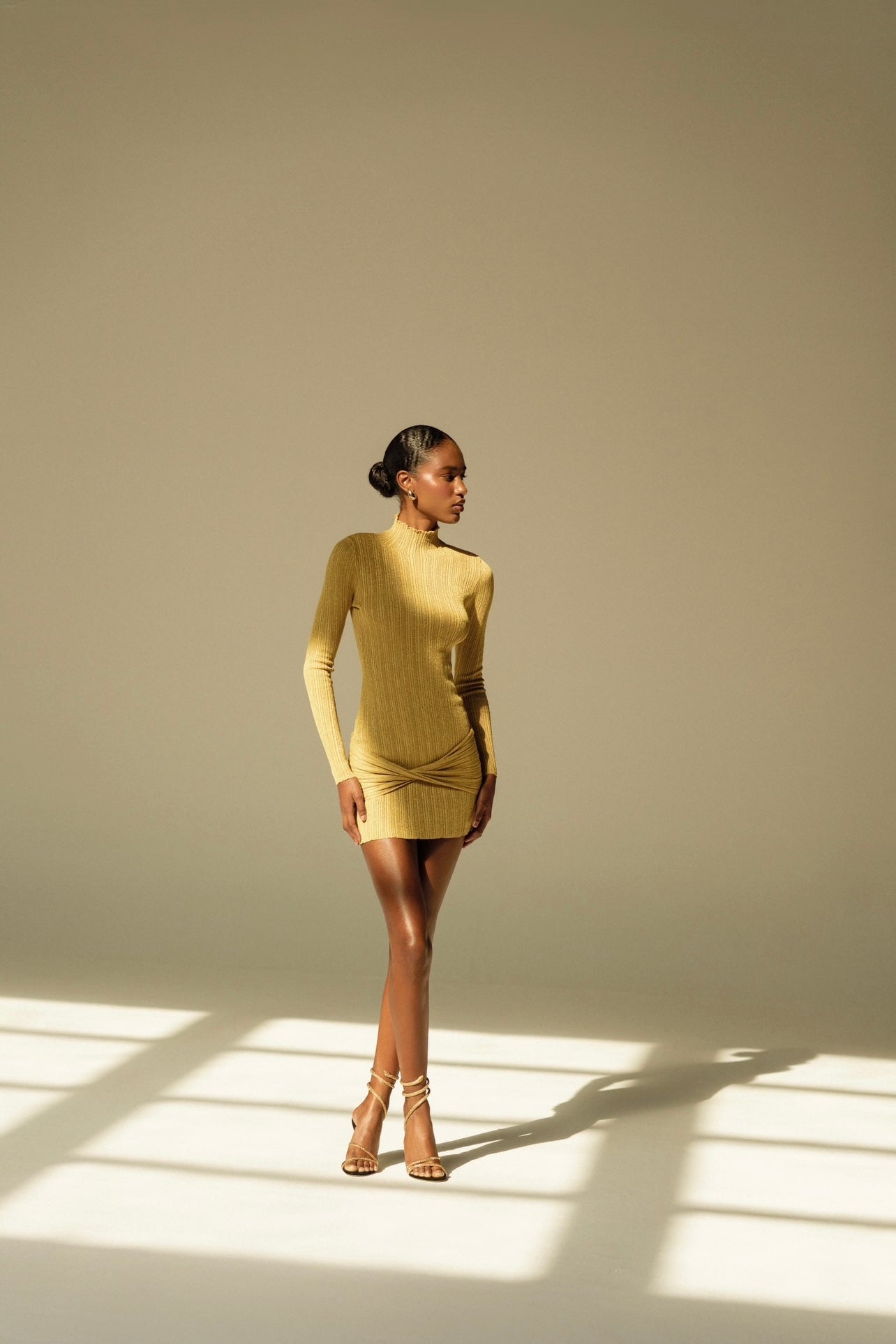 Lana Dress in Gold
