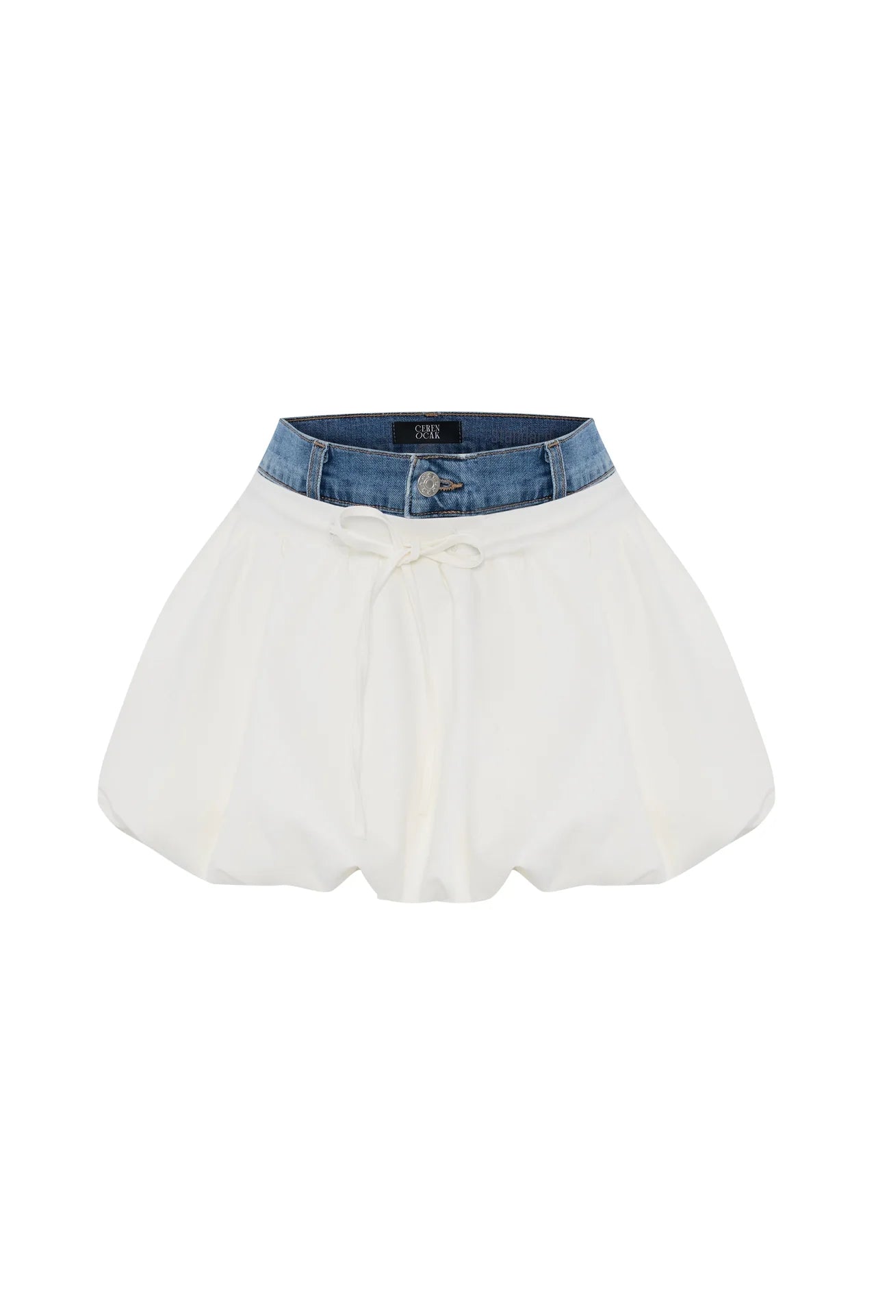 Balloon Denim Skirt
