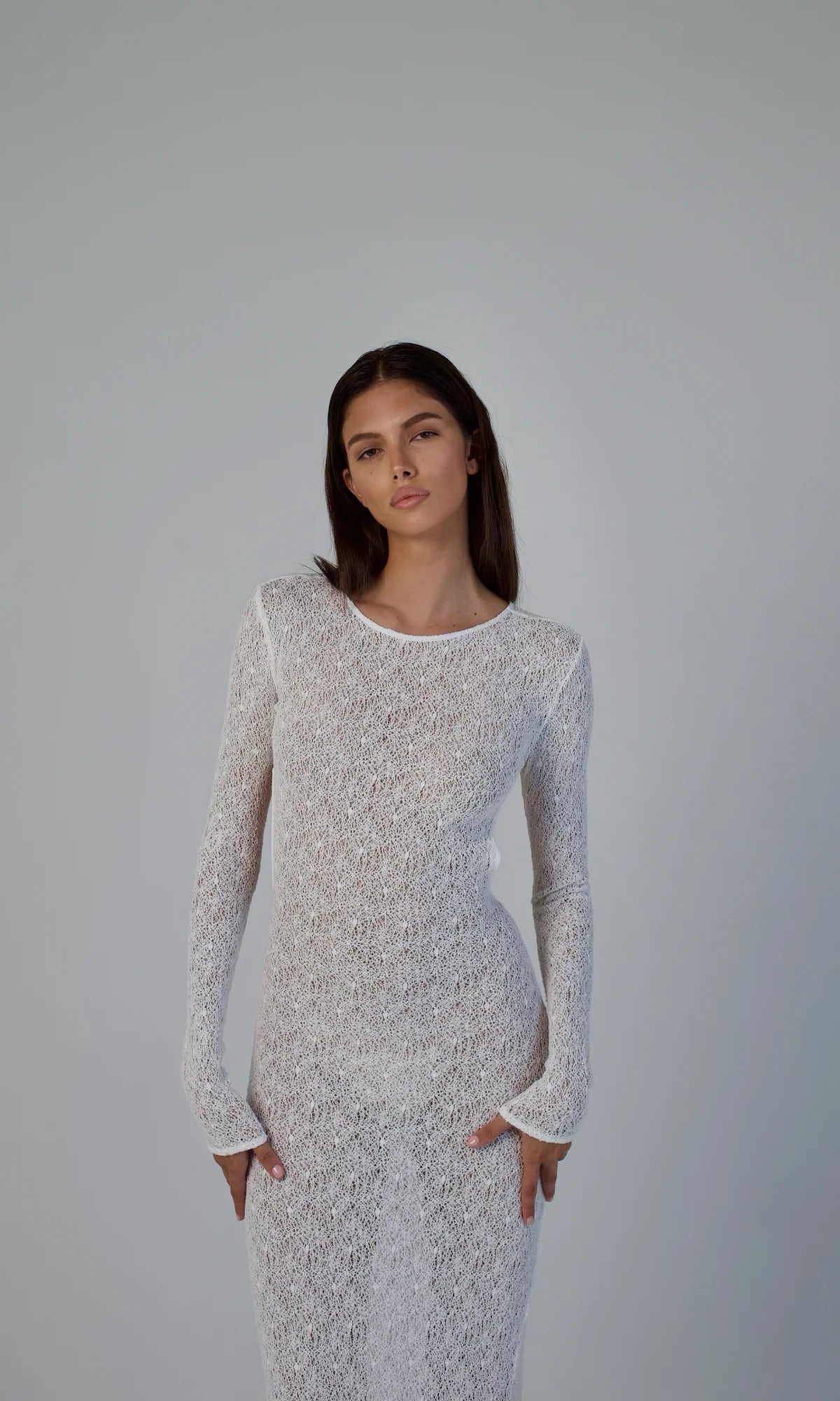 Muse of the Sea Dress in White