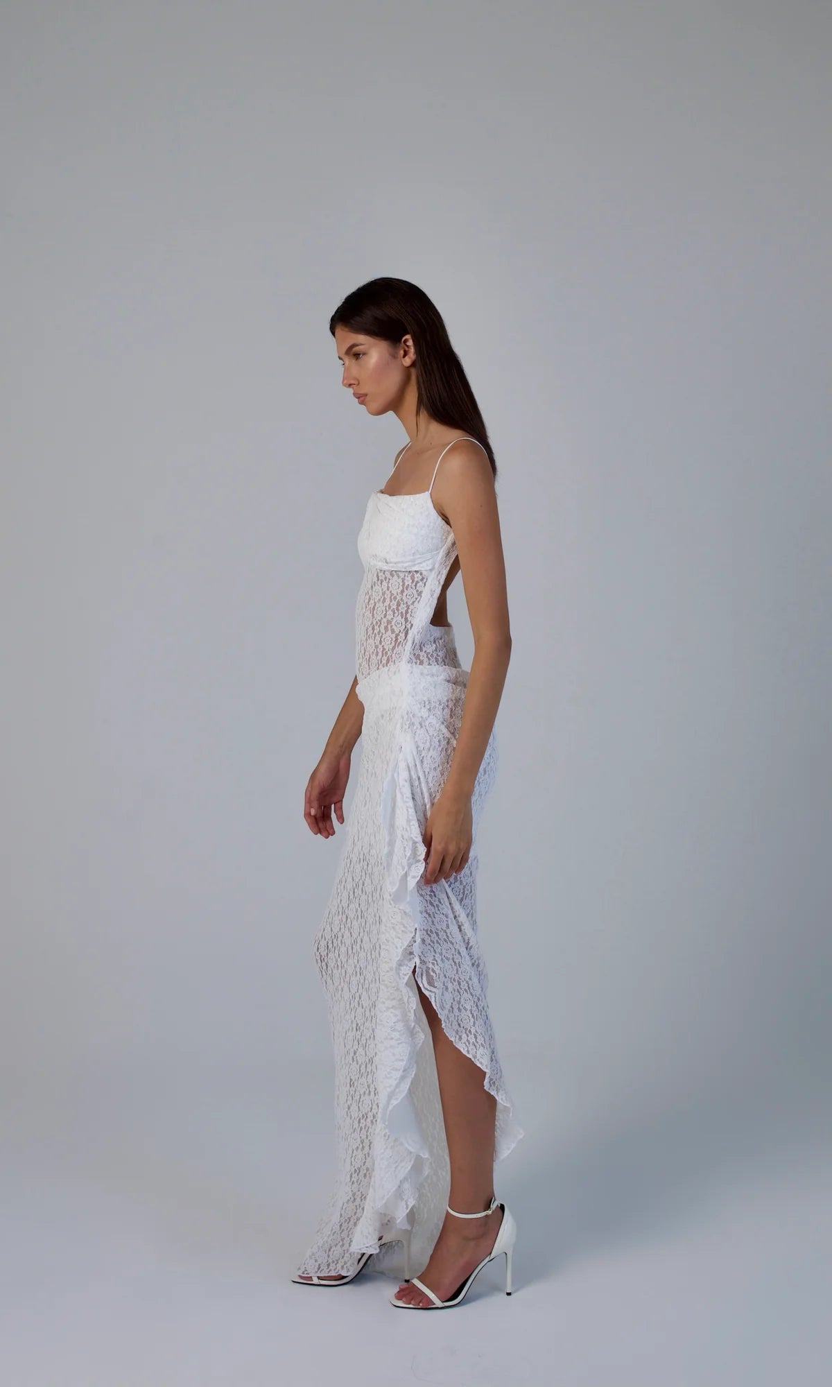 Night Muse Dress in White