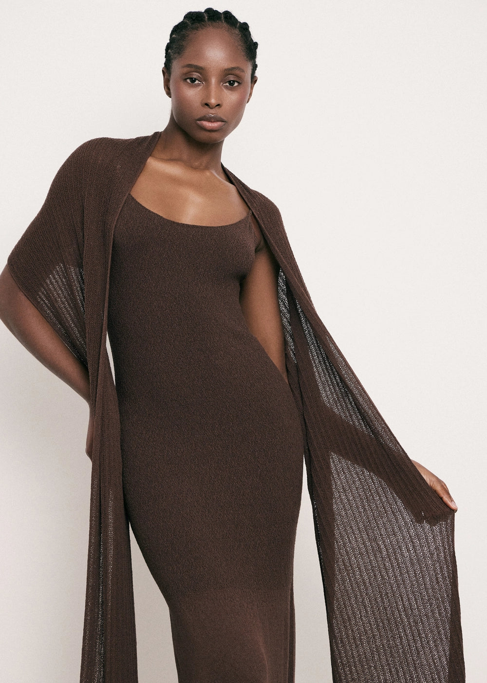Saint-Tropez Scarf in Brown