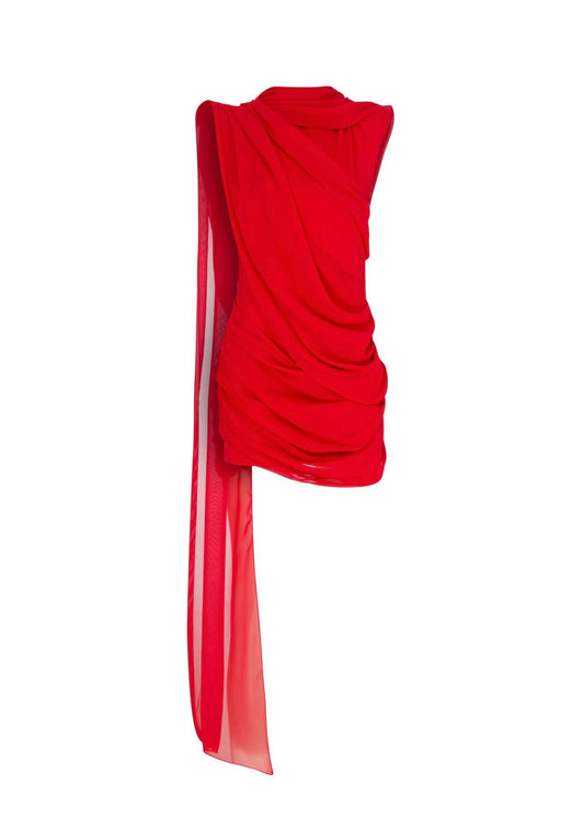 Made Me Blush Dress in Red