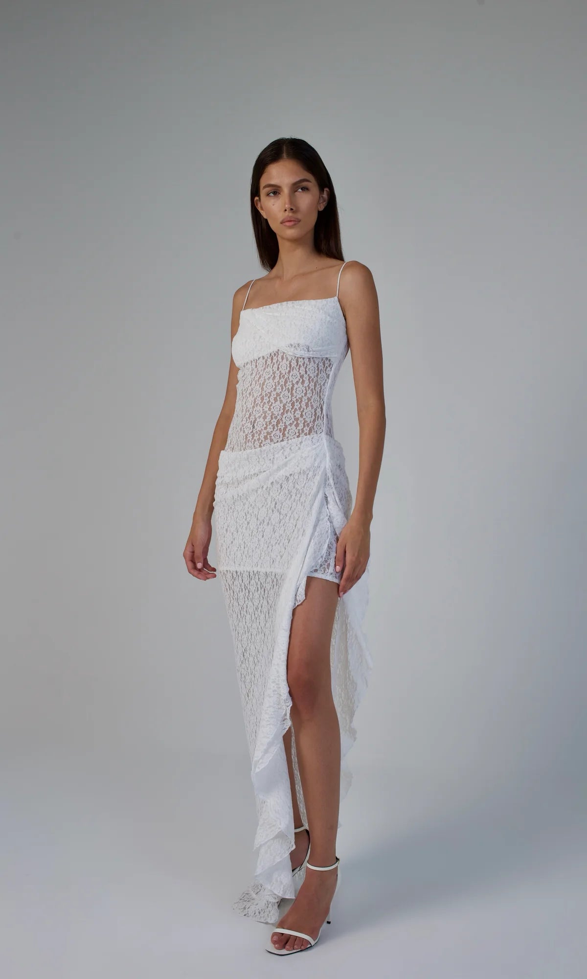 Night Muse Dress in White