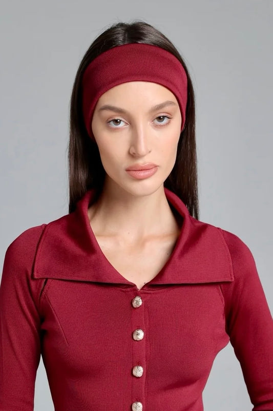 Head Band in Burgundy