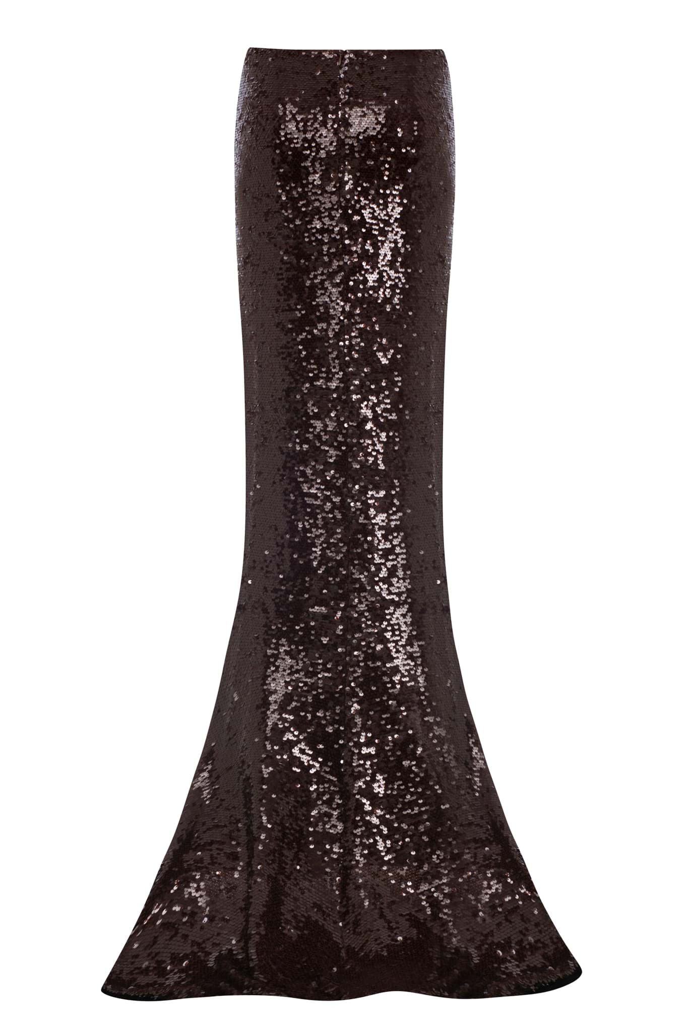 Suzie Maxi Skirt in Brown