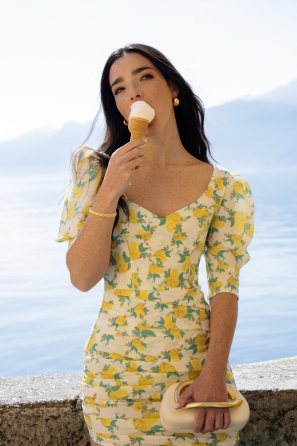 Olivia Dress in Yellow