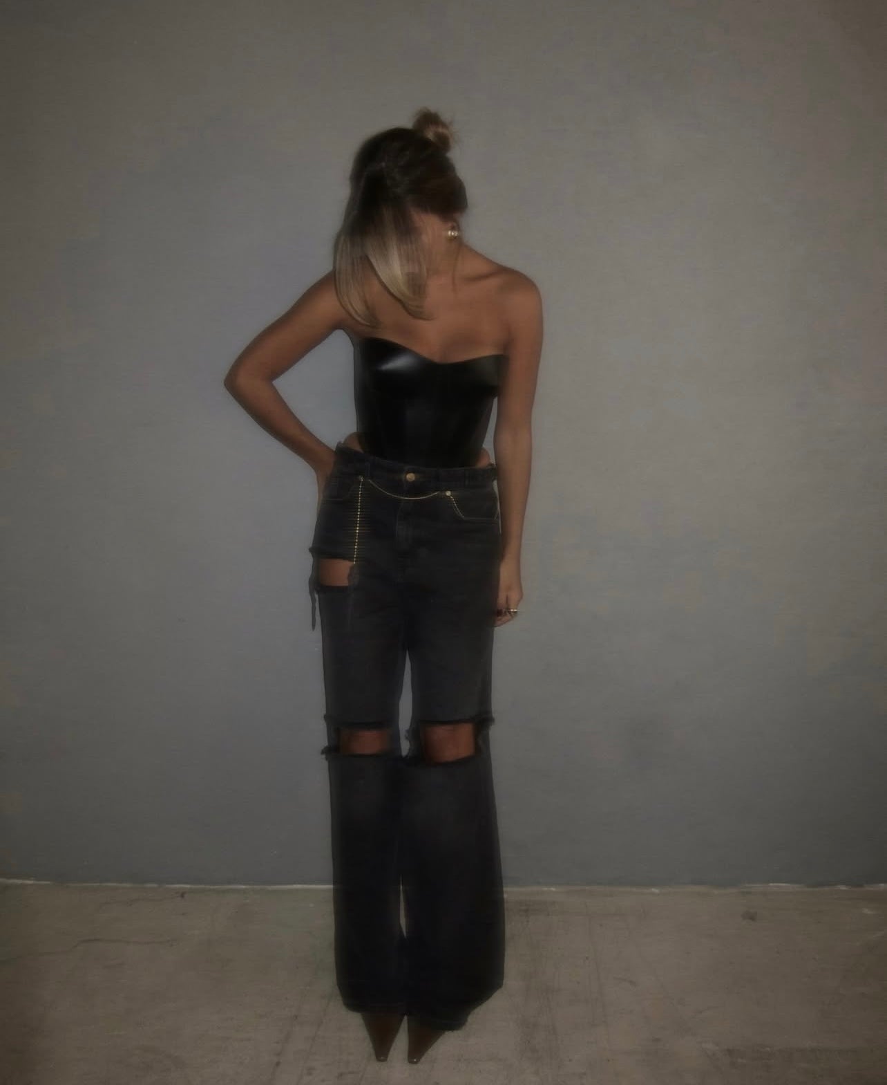 Corset Kitty in Black