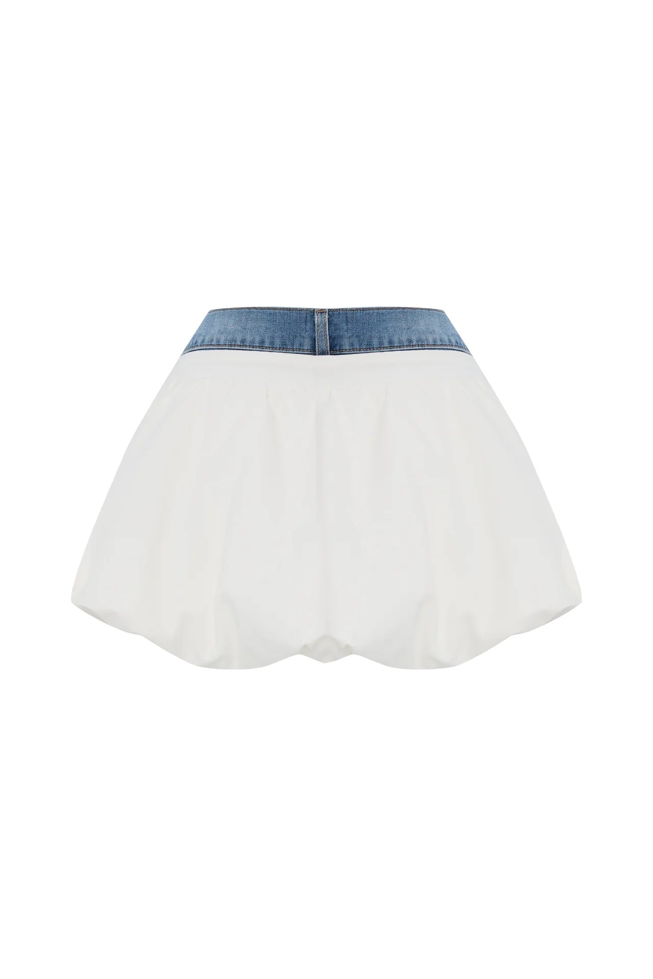 Balloon Denim Skirt