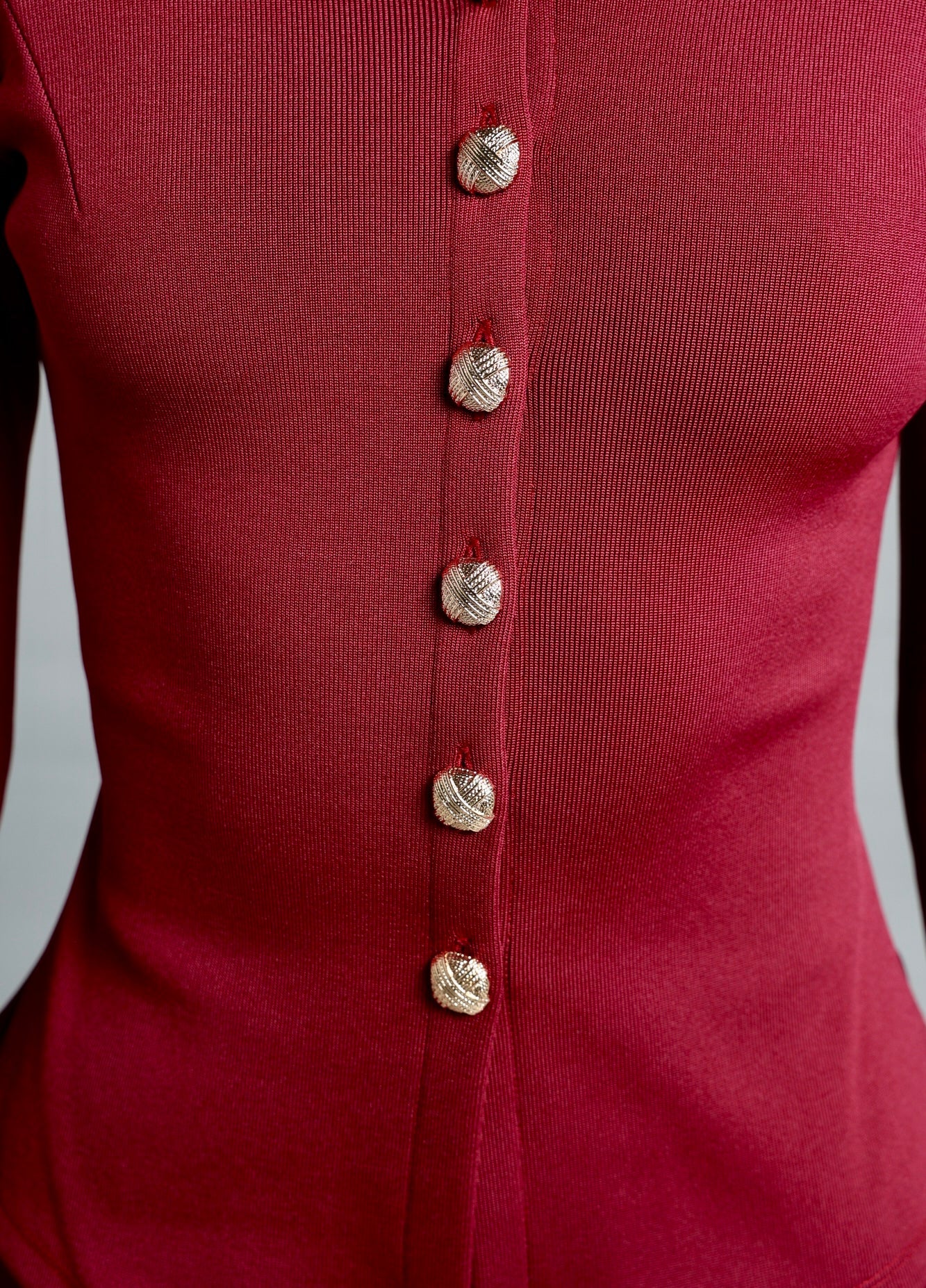 Classic Charm Jacket in Burgundy