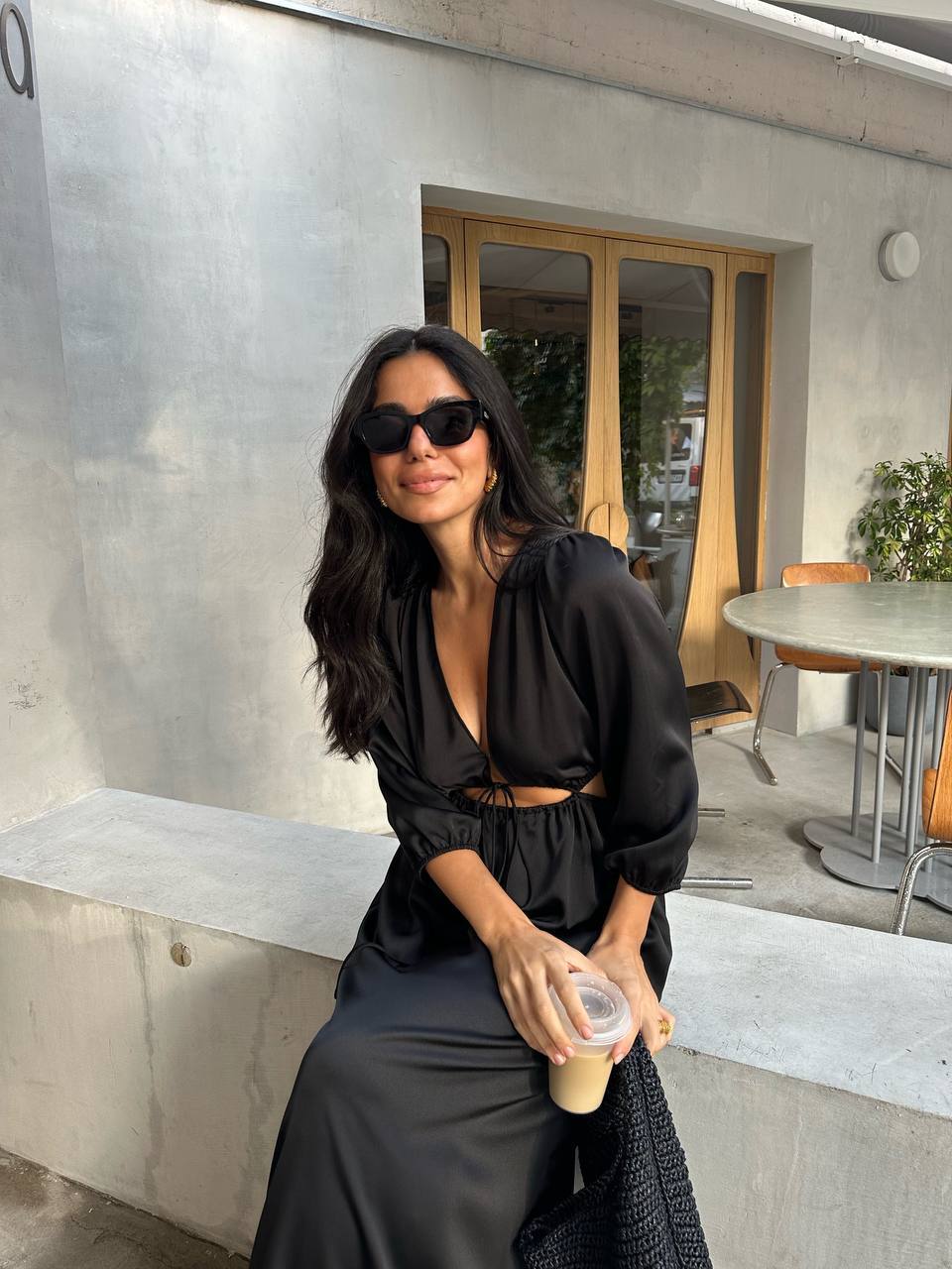 Talia Dress in Black