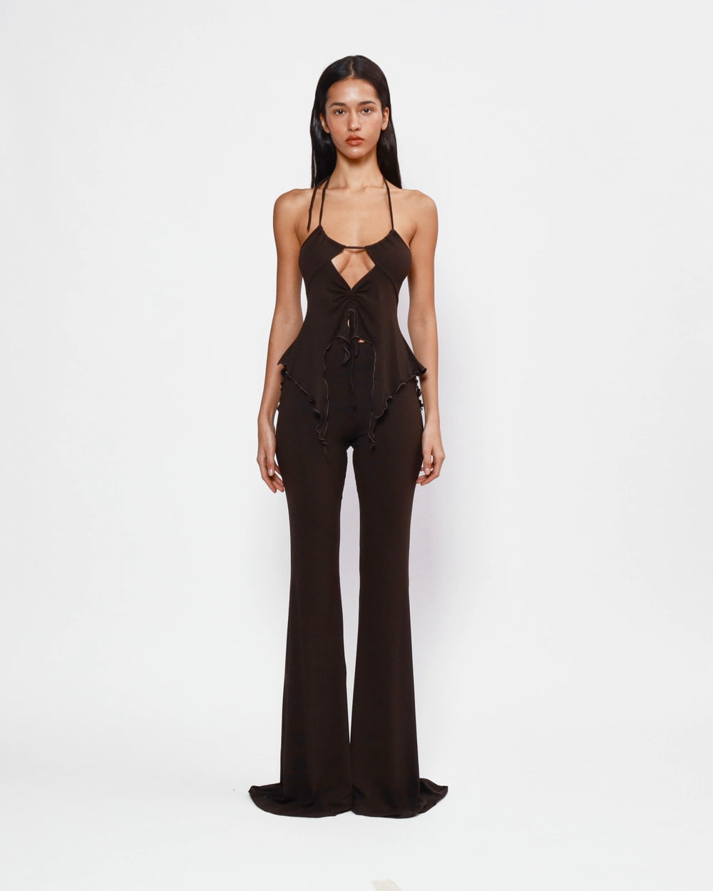 Shaila Pants in Brown