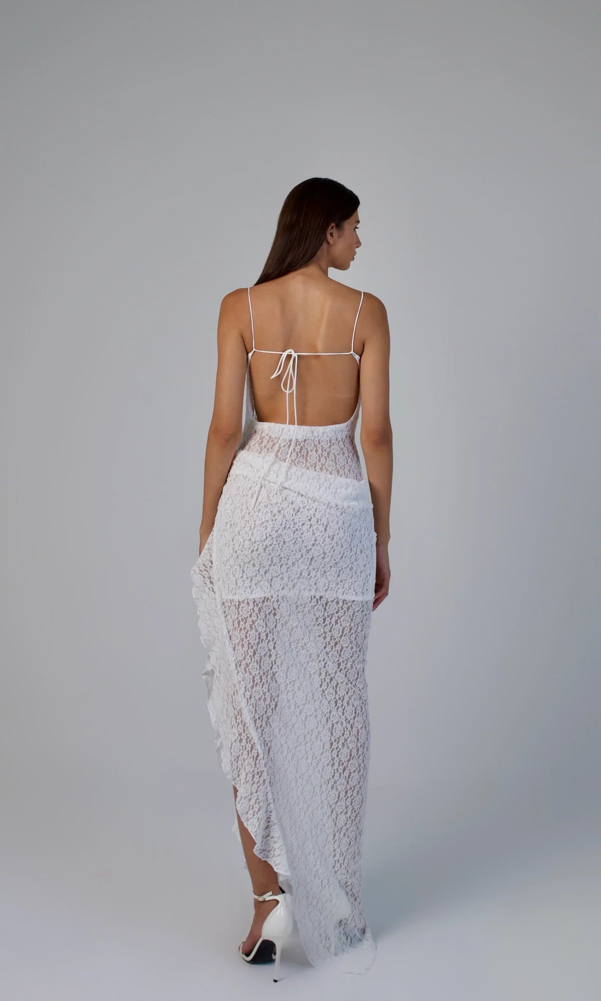 Night Muse Dress in White