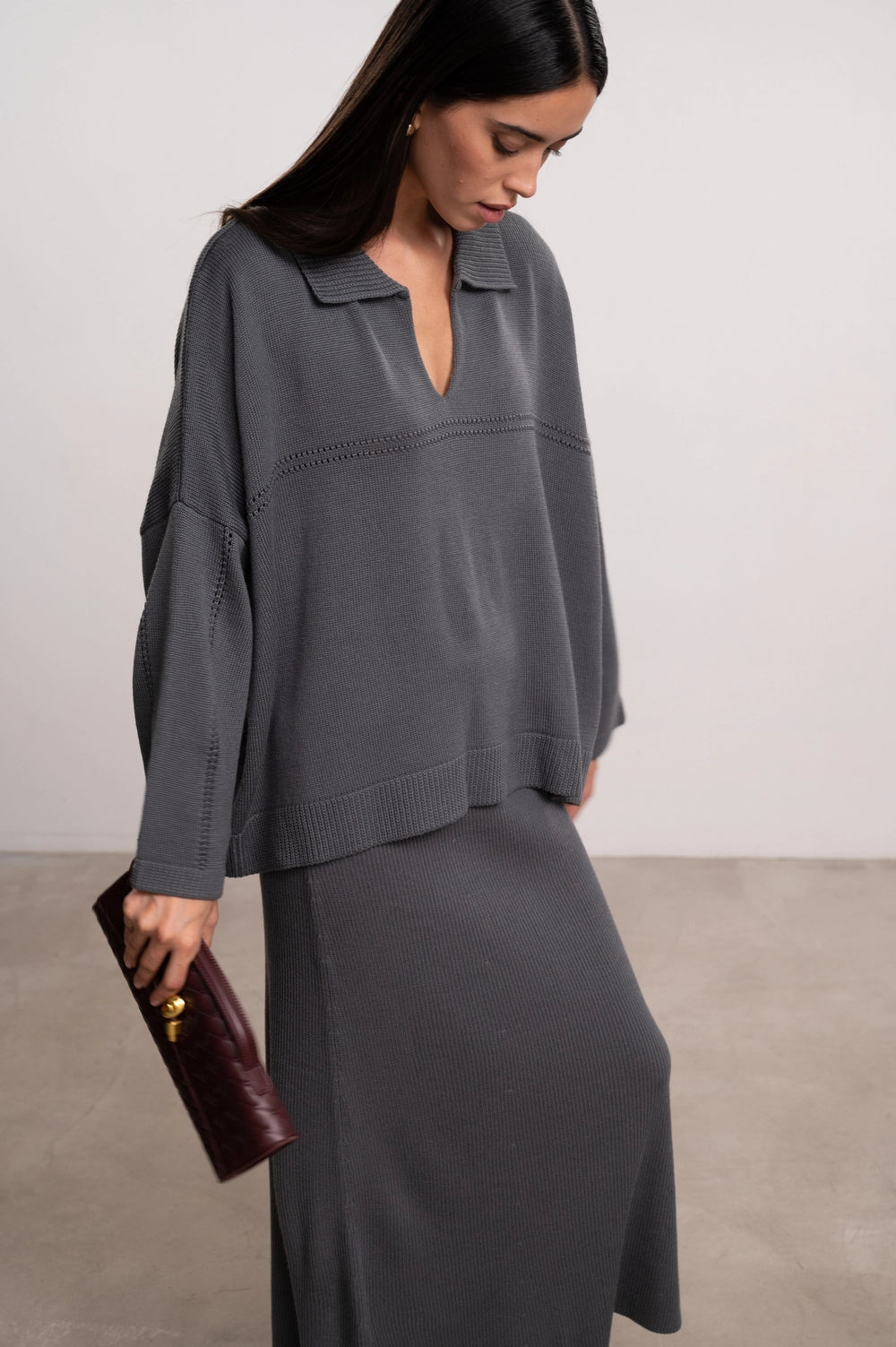 Andrea Blazer in Grey
