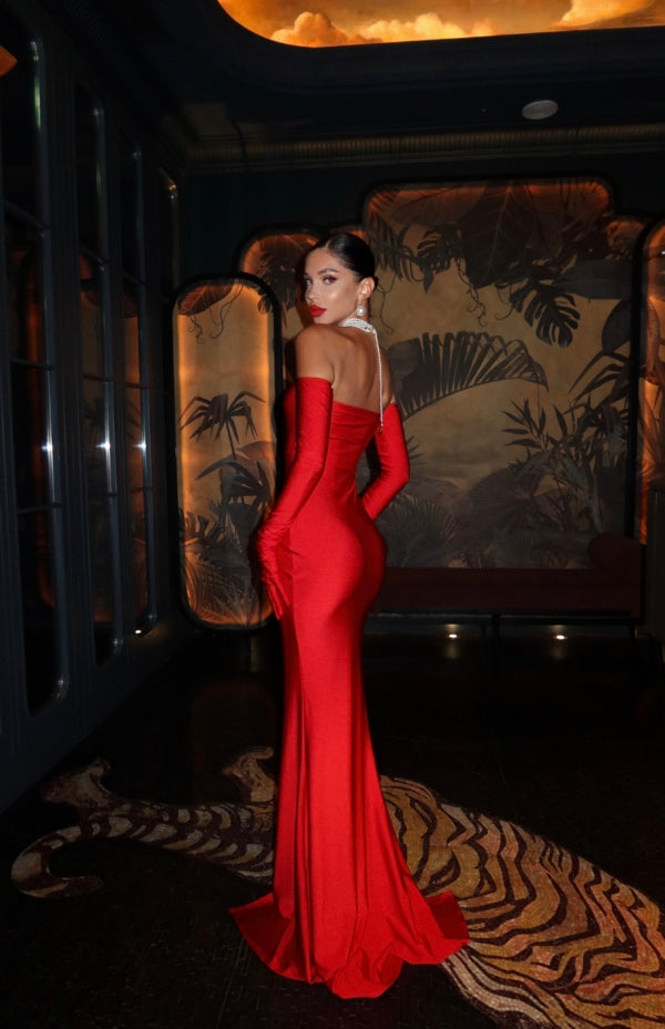 Kritness Dress in Red