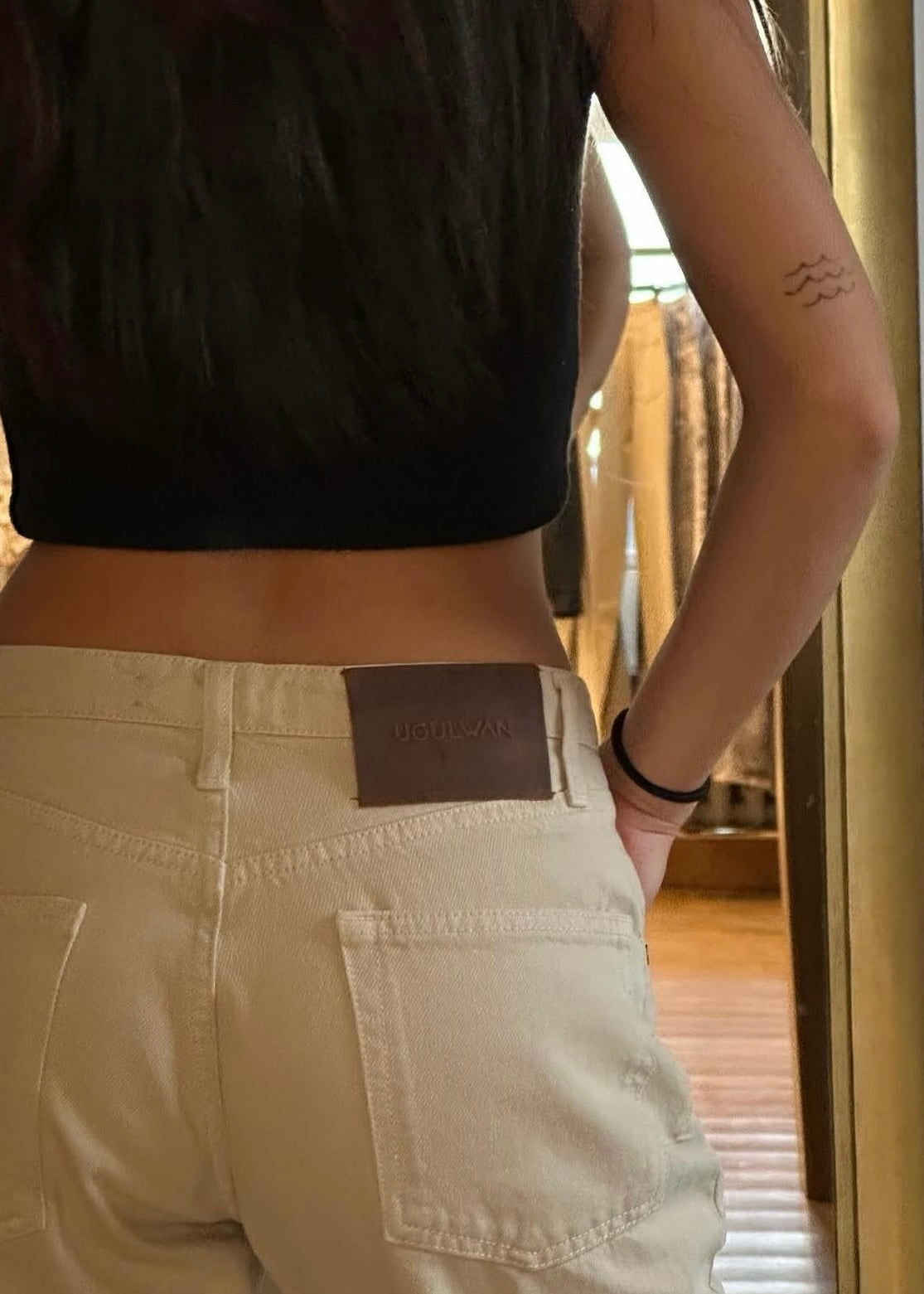 Jeans in Beige