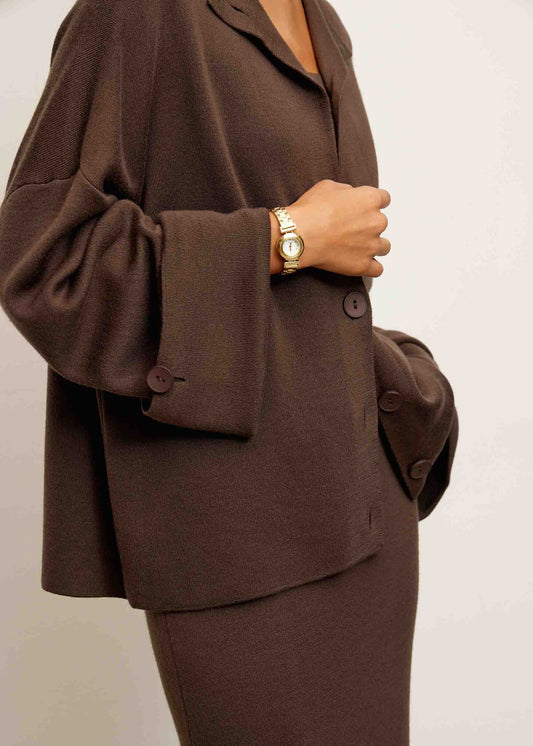 Molly Cardigan in Brown