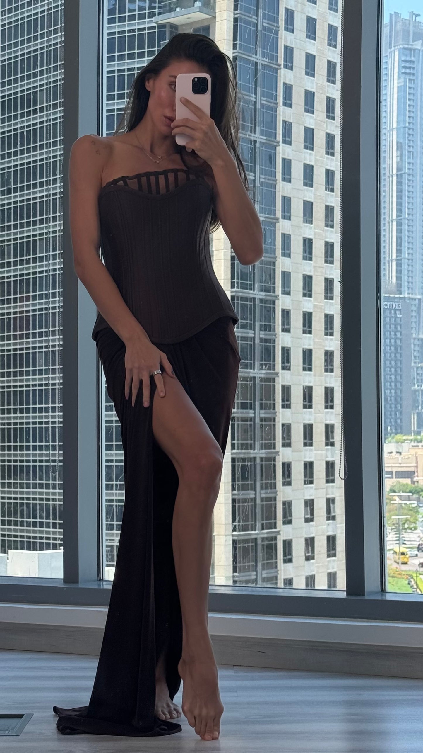 Corset in Brown