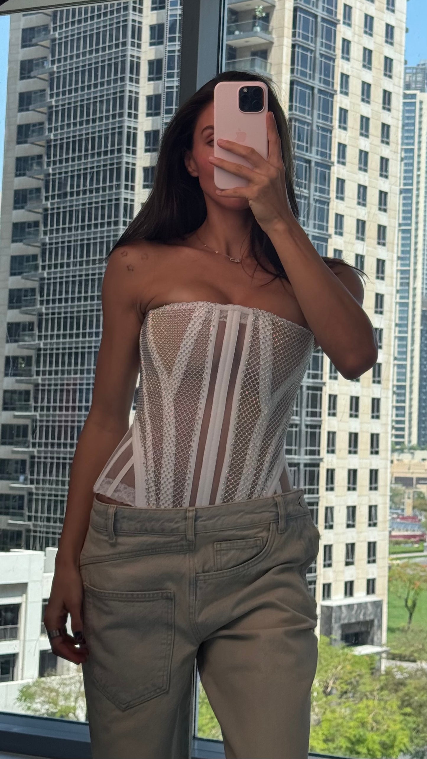 Corset in White