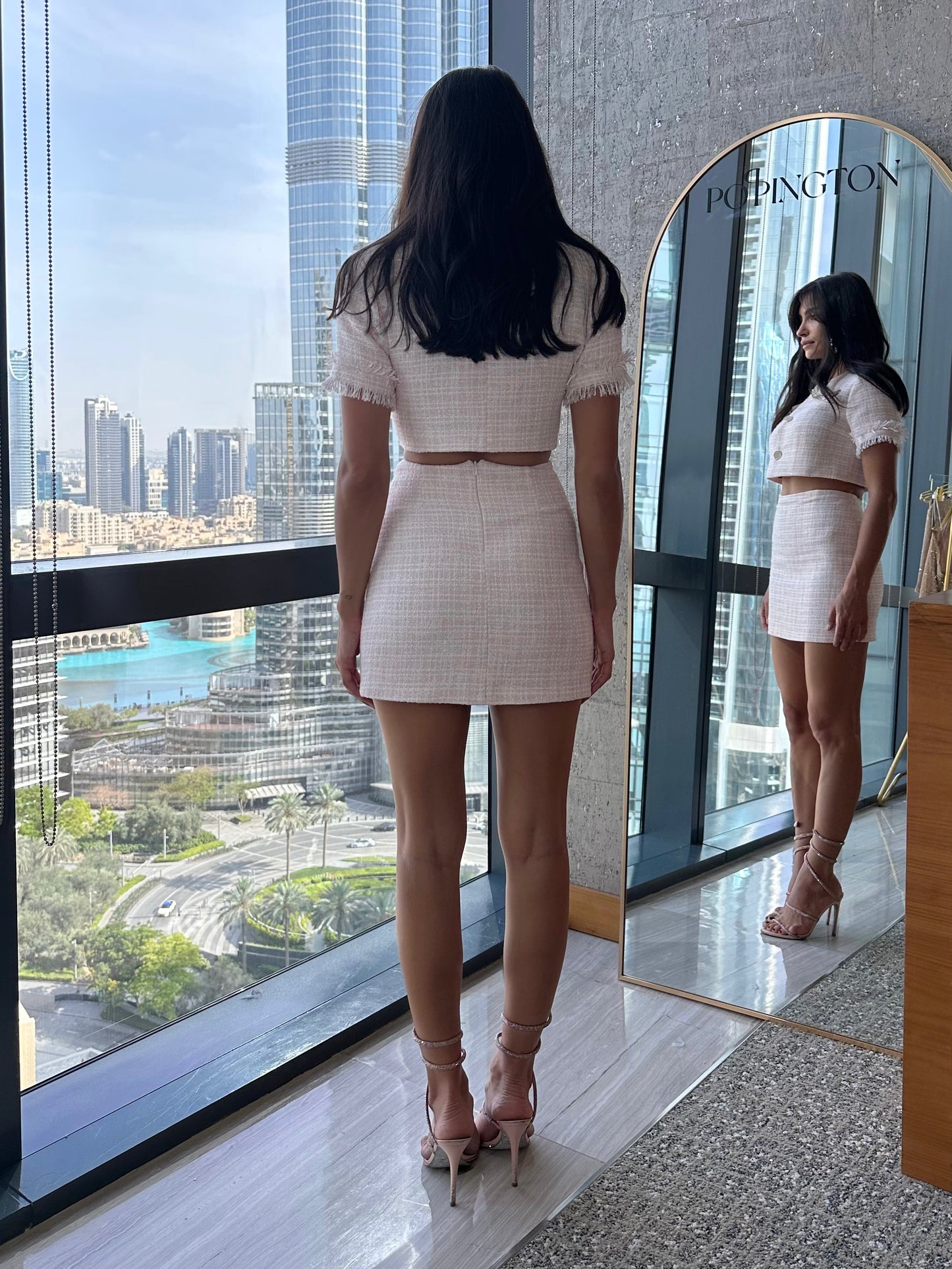 Blush Skirt in Baby Pink