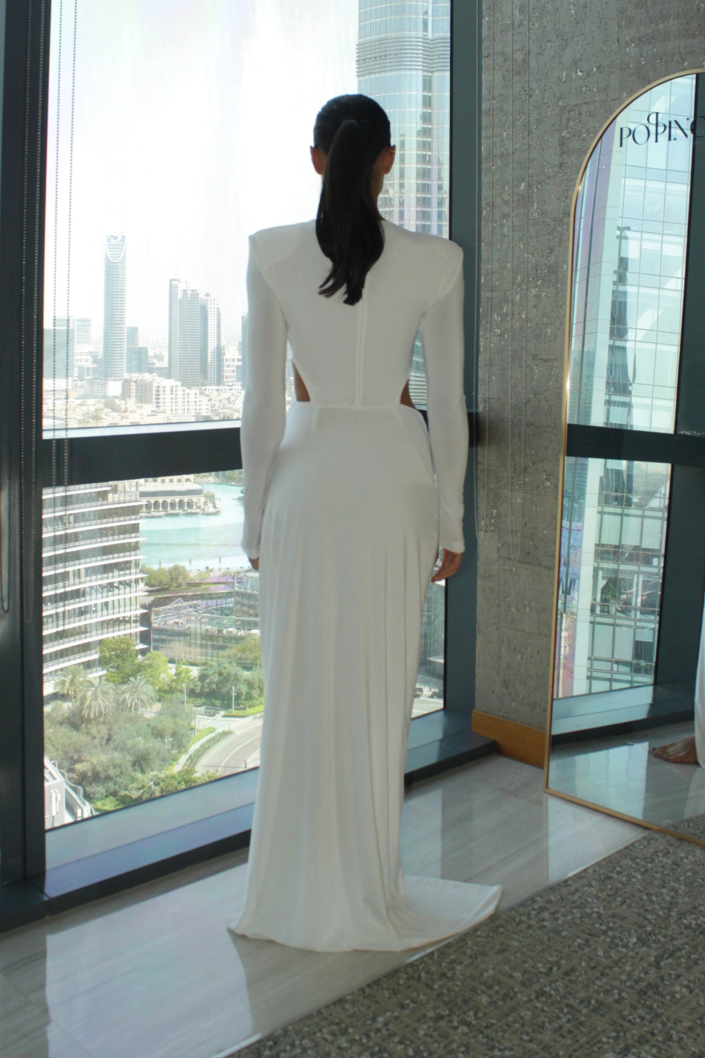 Untouchable Maxi Dress in White