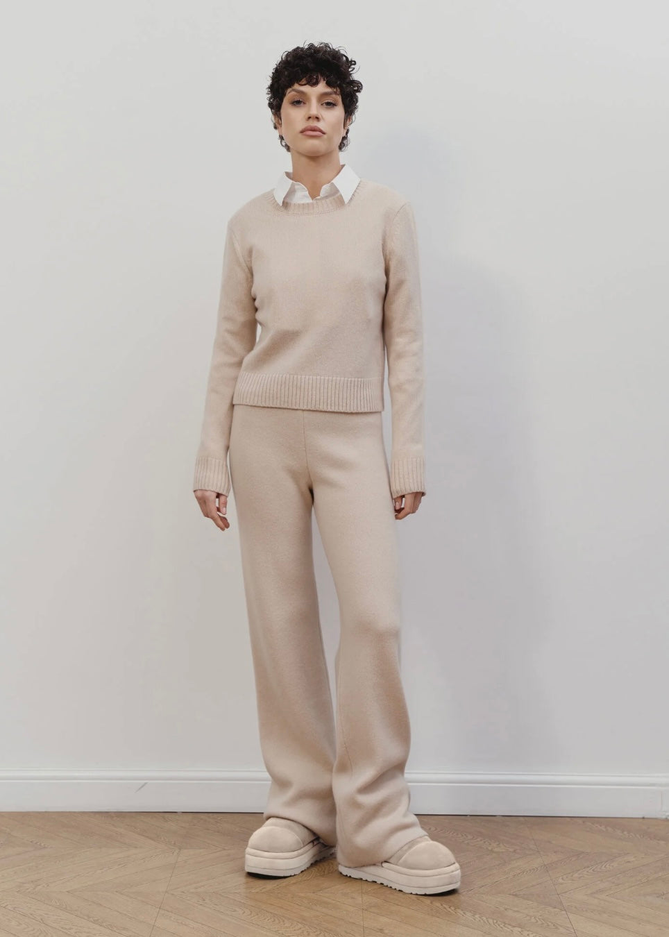 Cashmere Set in Beige