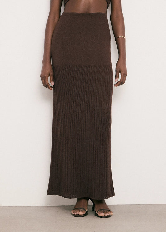 Saint-Tropez Skirt in Brown