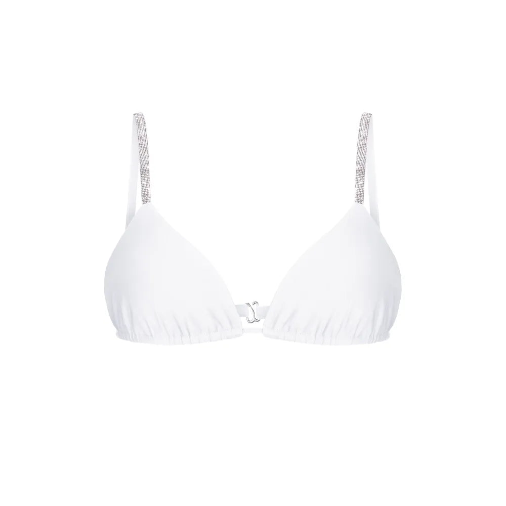 July Bikini Top in White
