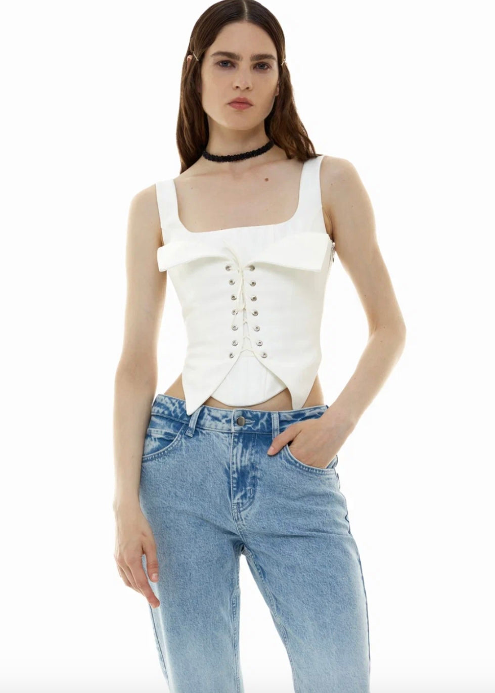 Harpie Corset in Milk