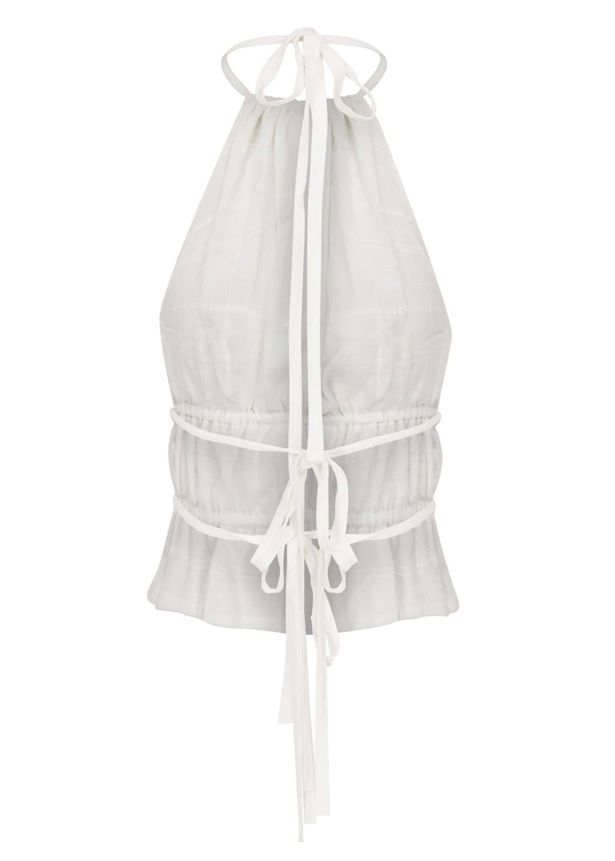 توب Somewhere Sunny باللون الأبيض