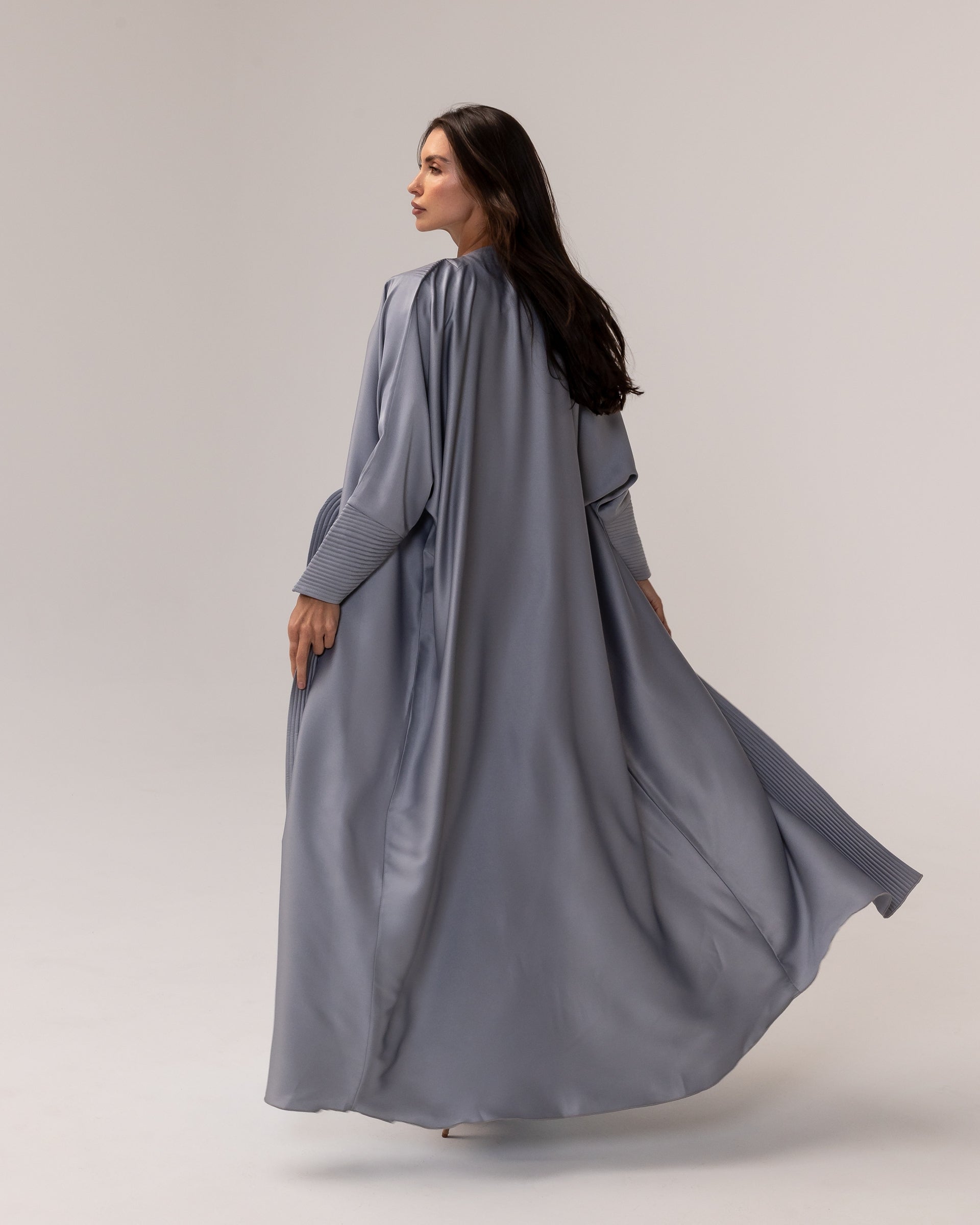 Stitch Abaya in Blue