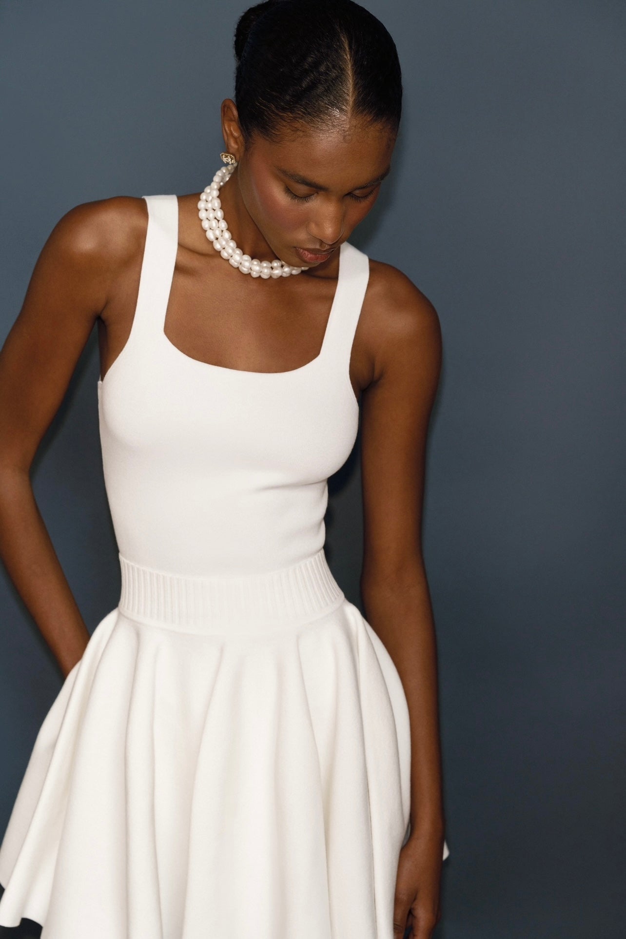 Ensemble de lierre en blanc