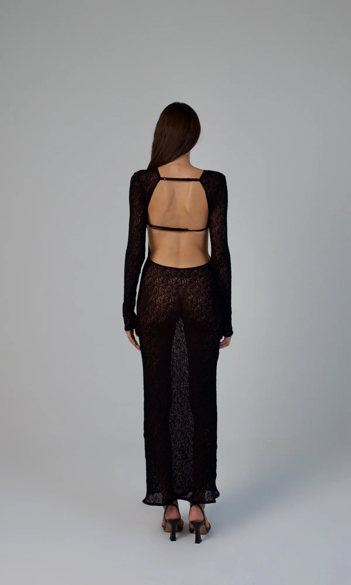 Muse of the Sea Dress in Black