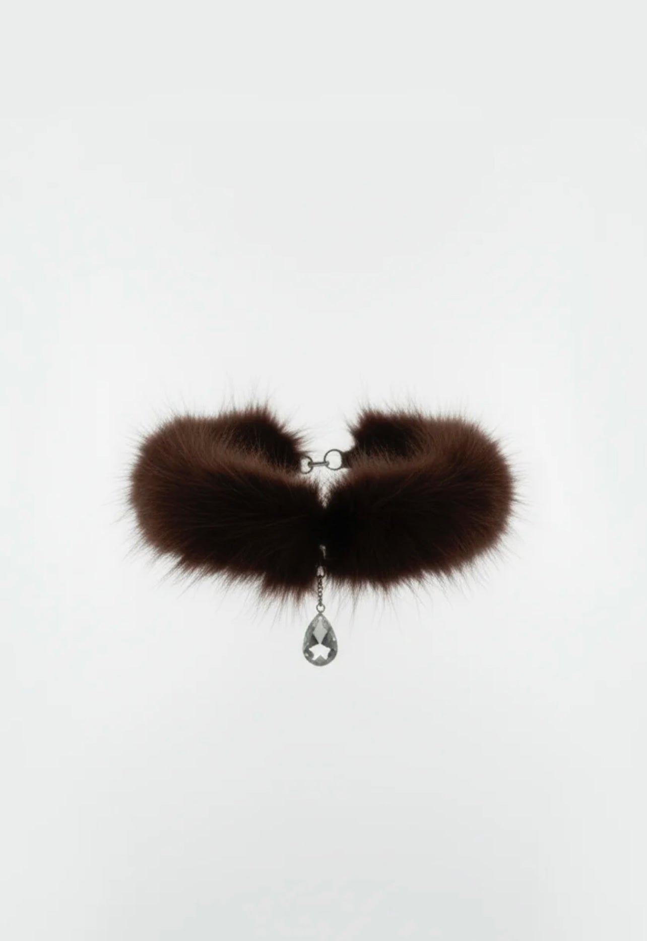 Fur Garter in Brown