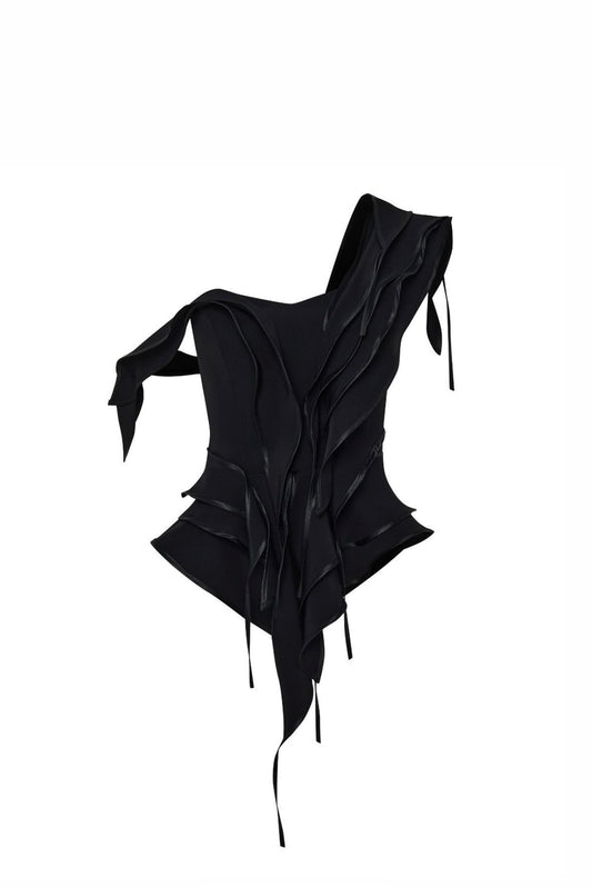 Gorgon Corset in Black