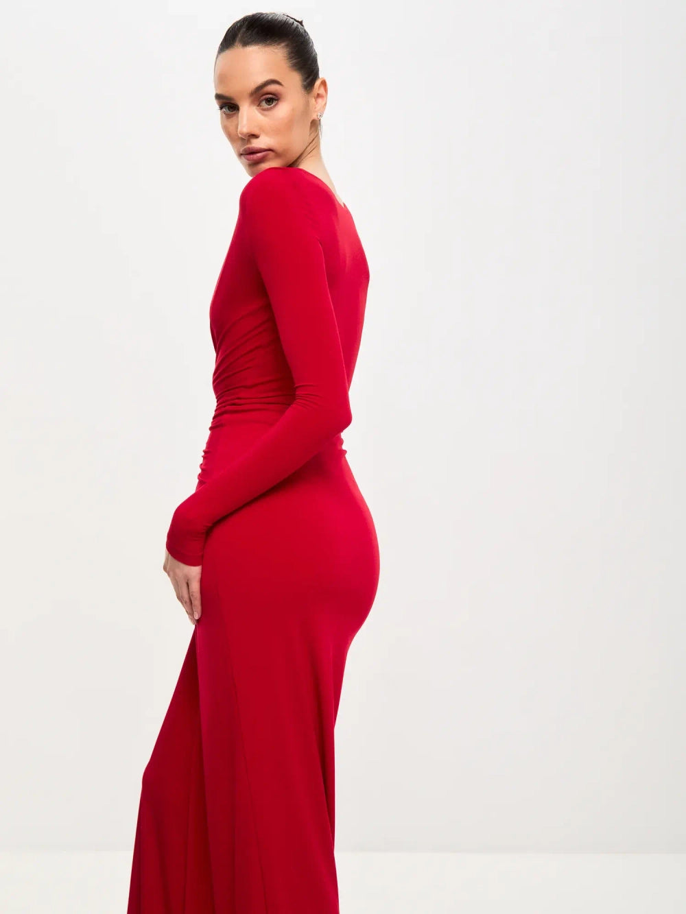 Sabrina Dress in Red