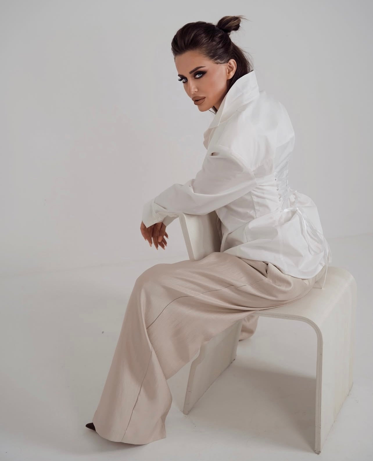 Gardenia Shirt in White