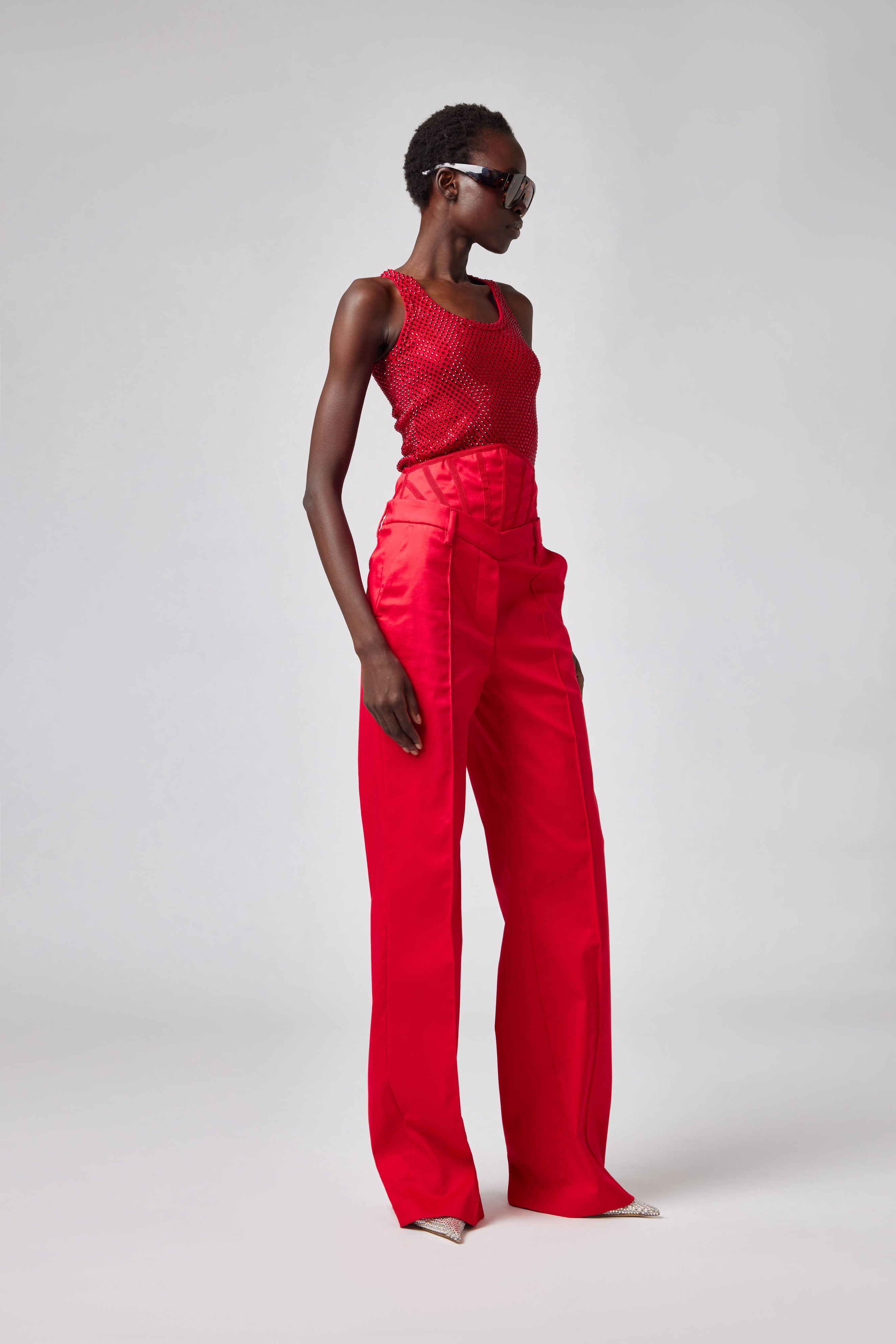 Trousers in Red