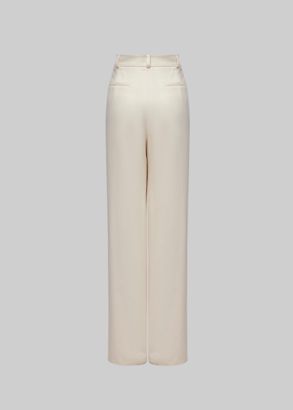 Pantalon Signature couleur crème