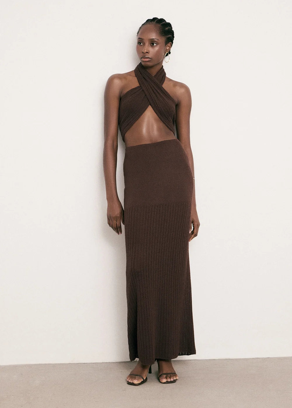 Écharpe Saint-Tropez marron