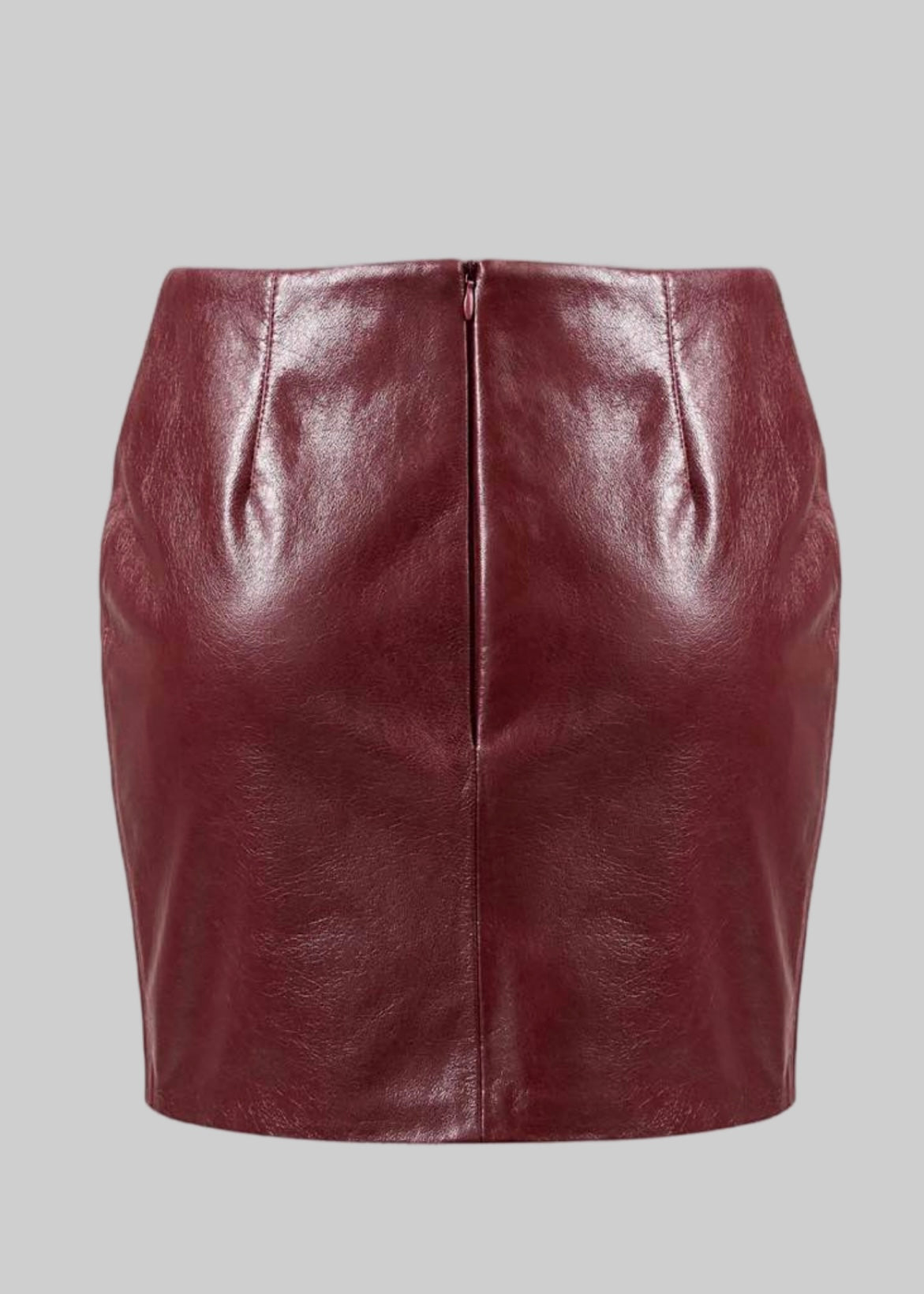 تنورة جاكي باللون العنابي