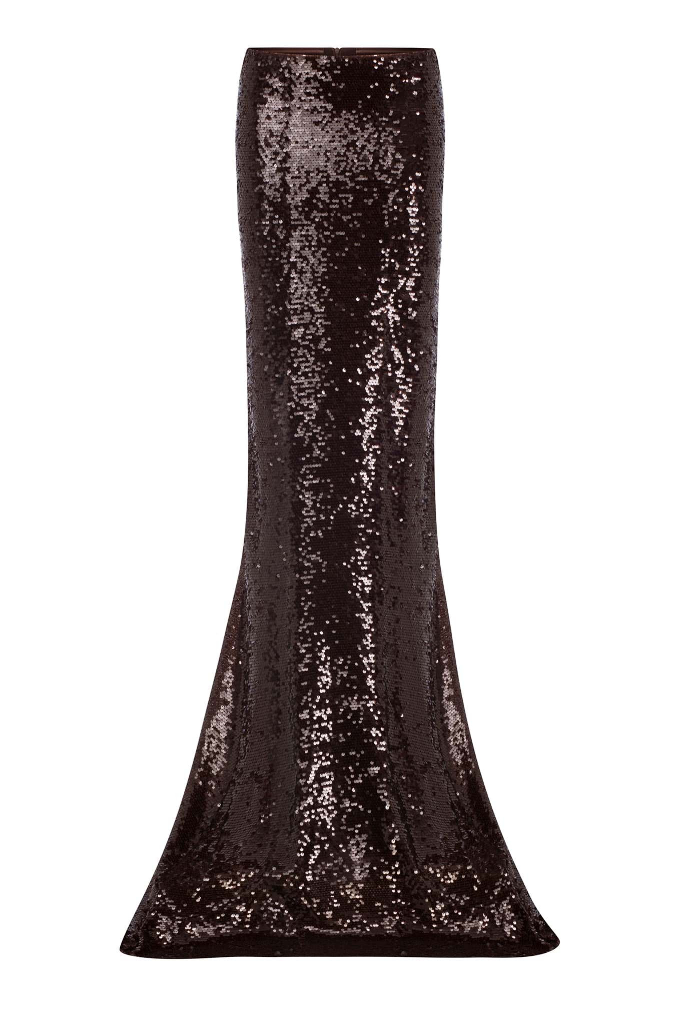 Jupe longue Suzie marron