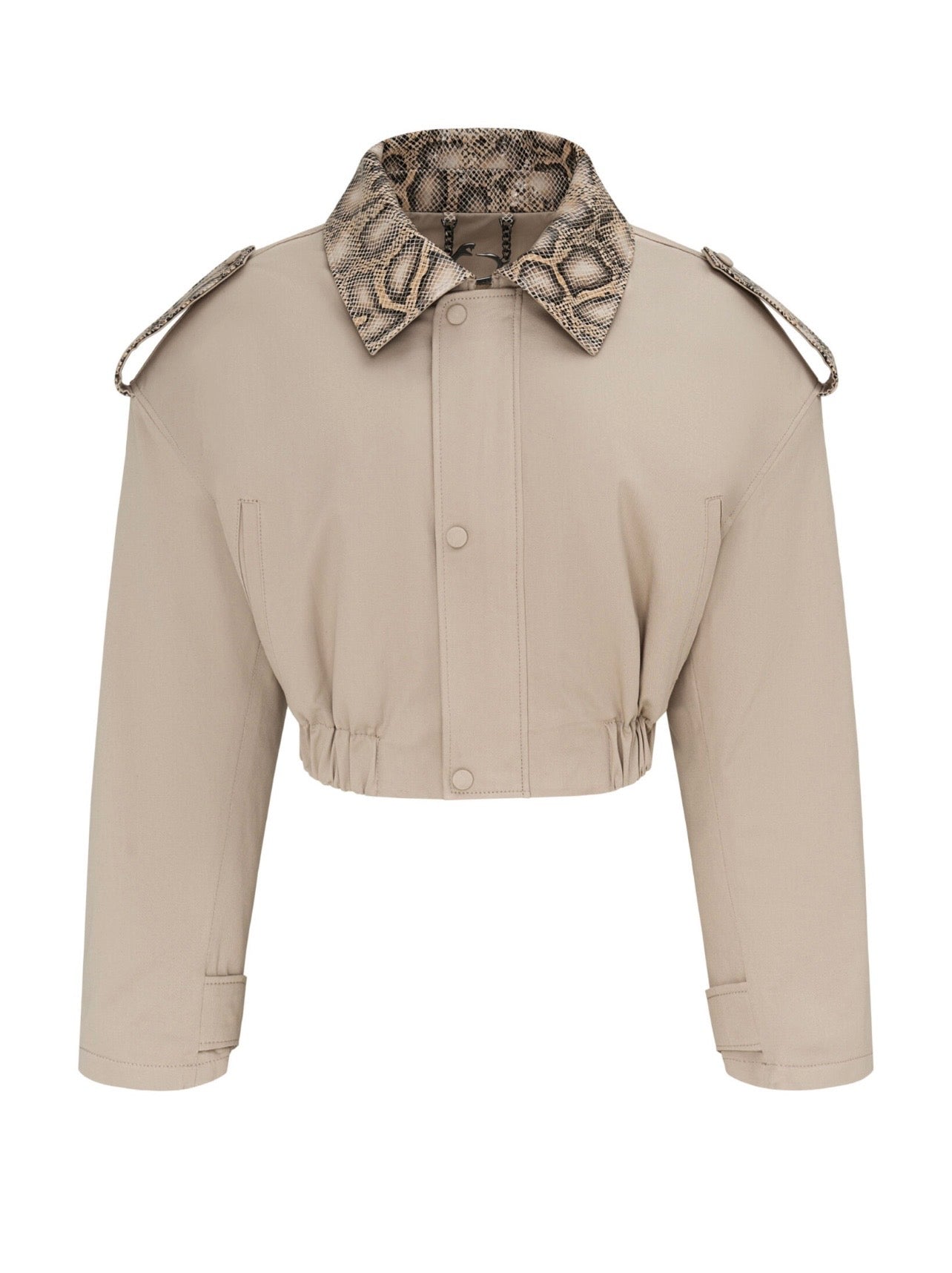 Bomber Jacket Piton in Beige