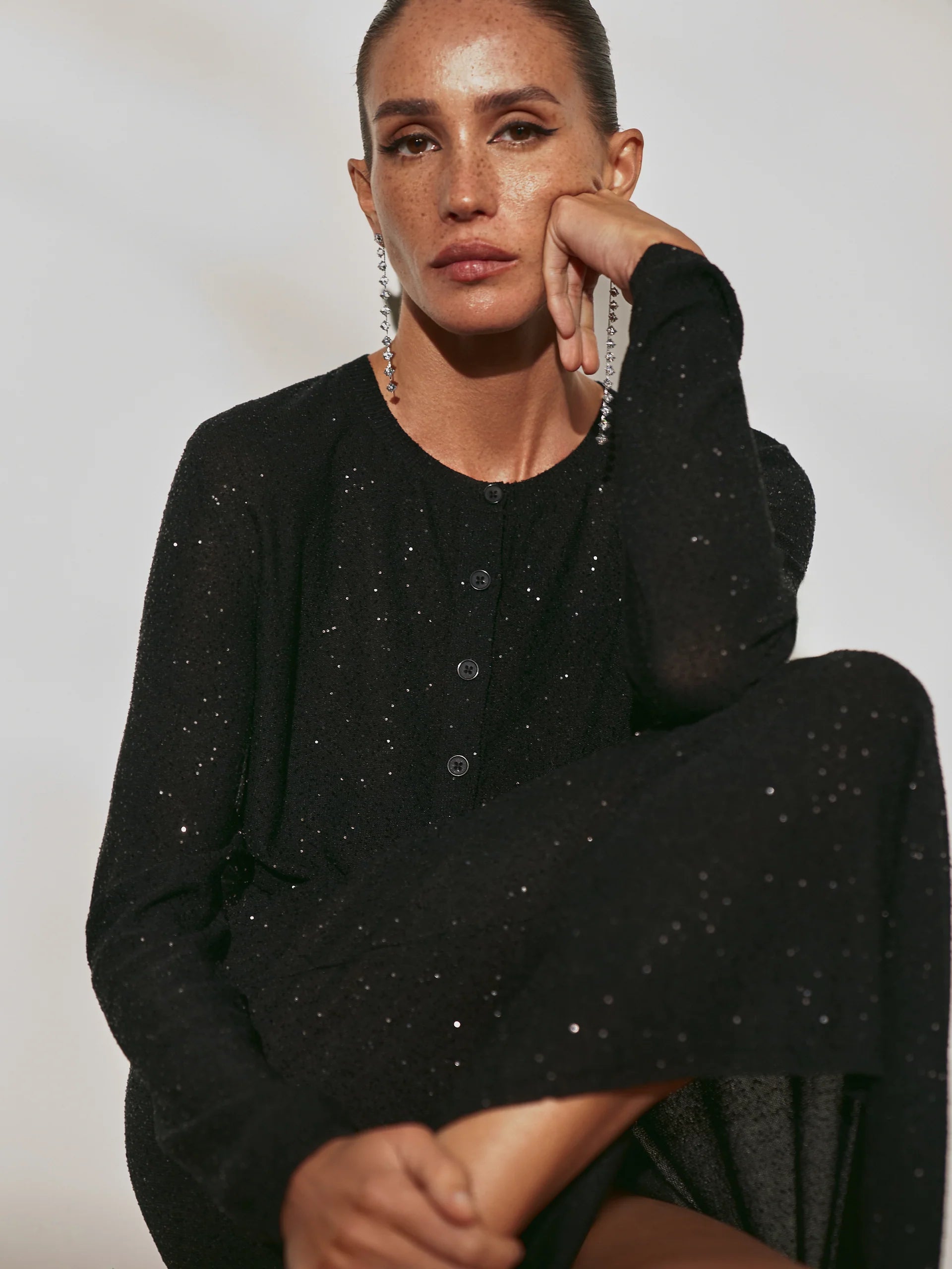 Kiara Cardigan in Black